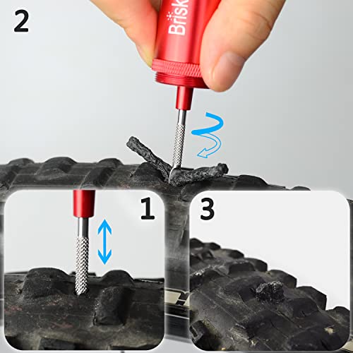 Kit de reparación de neumáticos de bicicleta sin cámara para