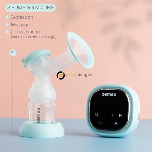 Zomee El extractor de leche eléctrico doble Z2 incluye: toal