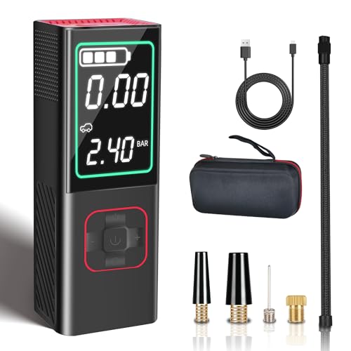 Compresor de aire portátil para inflador de neumáticos S9, c