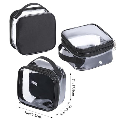 Neceser aprobado por la TSA con bolsa transparente, bolsa de