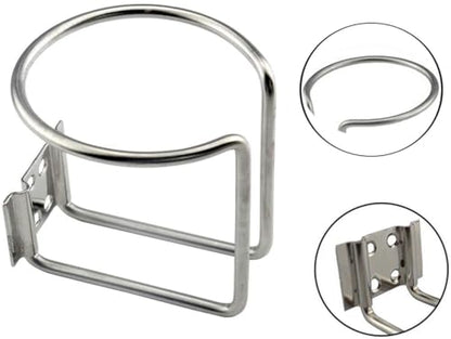 Z-Color - 2 soportes universales para bebidas de acero inoxi