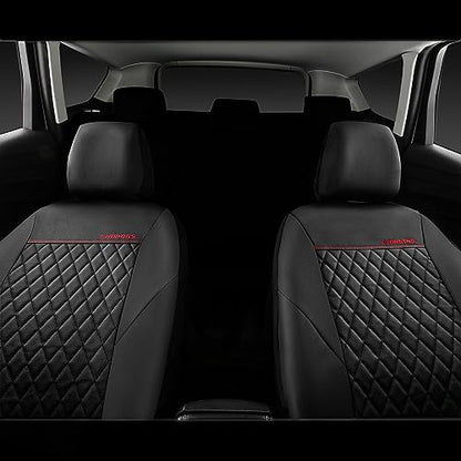 CAR PASS Funda acolchada de cuero para asiento de dos asient