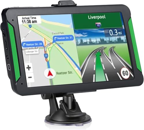 Navegación GPS para coche, camión, RV, navegador GPS con 7 p