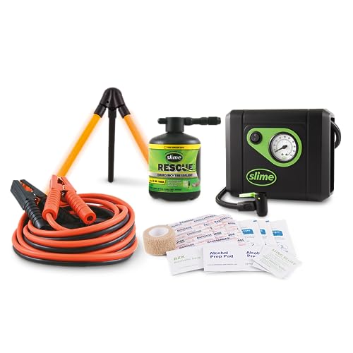 Slime 50160 Kit de emergencia en carretera con reparación de
