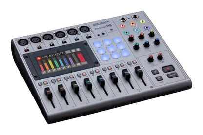 Zoom PodTrak P8 - Grabadora de Podcast, 6 entradas de micróf