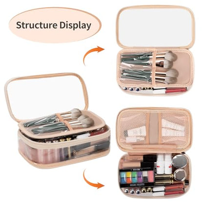 OCHEAL Bolsa de maquillaje transparente, organizador portáti