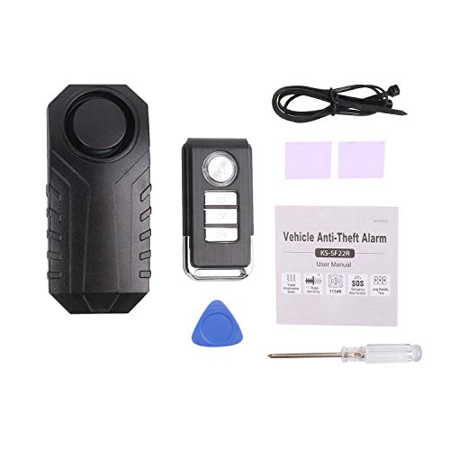 113dB inalámbrico moto/bicicleta/bicicleta antirrobo alarma