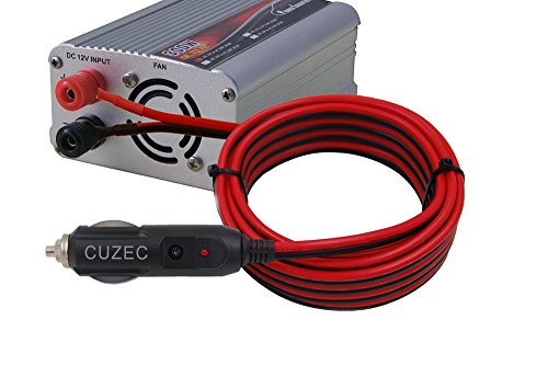 CUZEC Adaptador de encendedor de cigarrillos macho de 15 A,