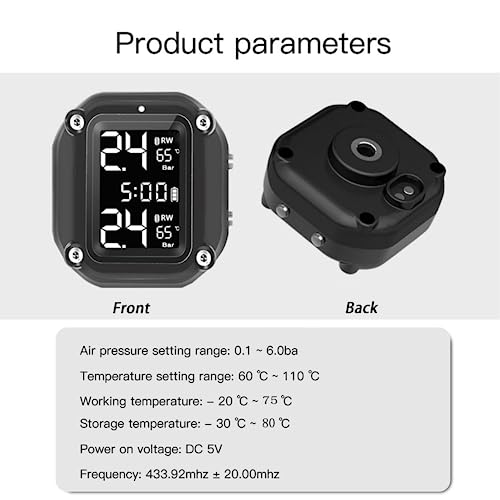 Sistema universal de monitoreo de presión de neumáticos TPMS