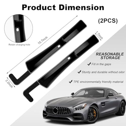 2 piezas de relleno de espacio para asiento de automóvil, or
