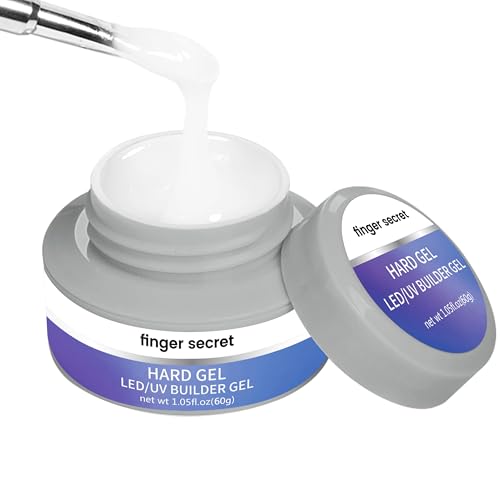 Geles de uñas postizas de 2.12 oz, 2 onzas, gel duro para uñ