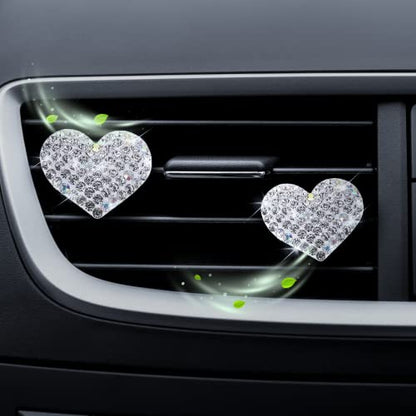 Accesorios de coche brillantes para mujeres, adolescentes, a