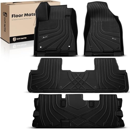 YHTAUTO Alfombrillas para Toyota Highland 2014-2019 (7 asien