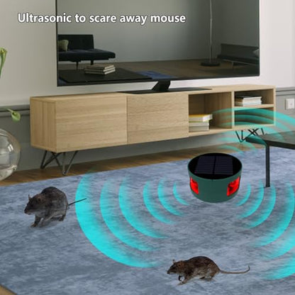 HULPPRE Alarma solar con sensor de movimiento para interiore