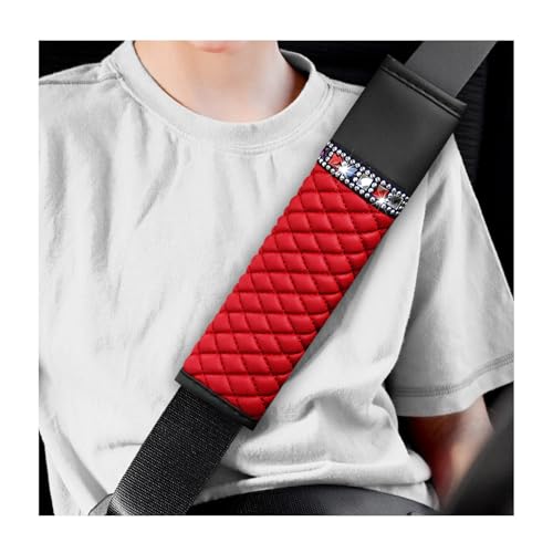Ziciner 2 fundas de cuero para cinturón de seguridad, fundas