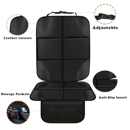 PandaEar Paquete de 2 protectores de asiento de automóvil pa