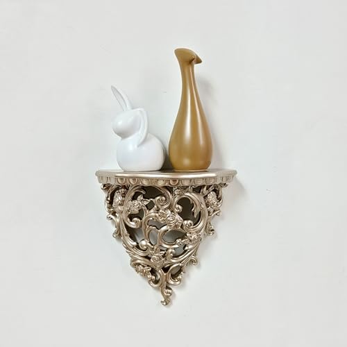 Z metnal Pequeños estantes flotantes decorativos victorianos
