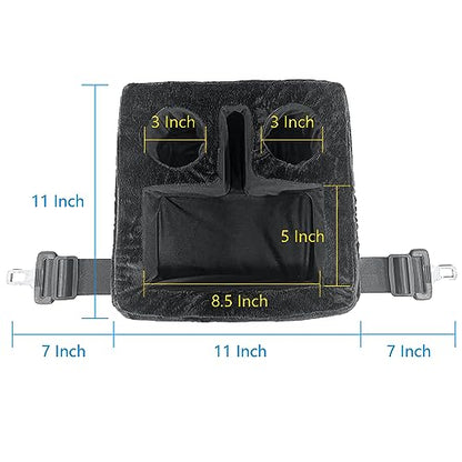 Almohada organizadora de asiento trasero de automóvil, almoh