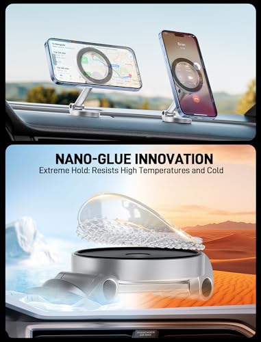 for MagSafe Car Mount, [42 Strong Magnet & 360° Rotation] Ul