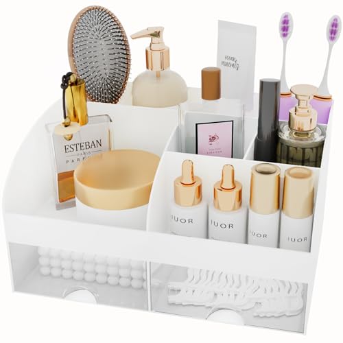 Organizador de maquillaje con cajones, almacenamiento de cos