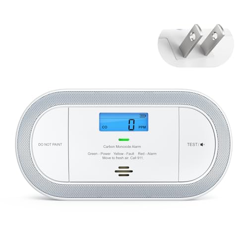 X-Sense Detector de monóxido de carbono enchufable, con bate