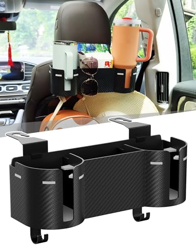 Soporte para portavasos de asiento trasero de automóvil de 3