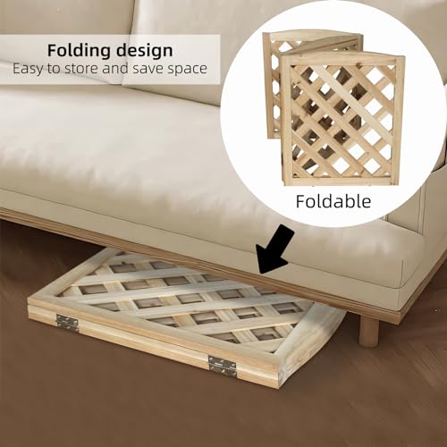ZJSF Puerta plegable de interior para perros para casa, puer