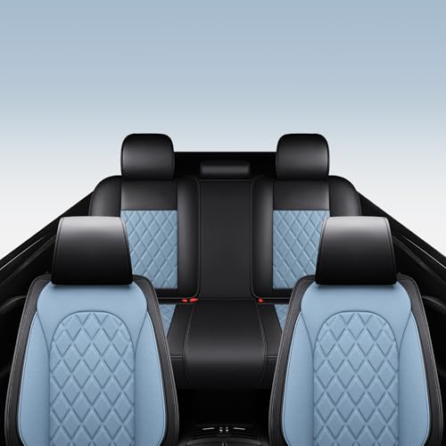 LINGVIDO Fundas universales de cuero impermeable para asient