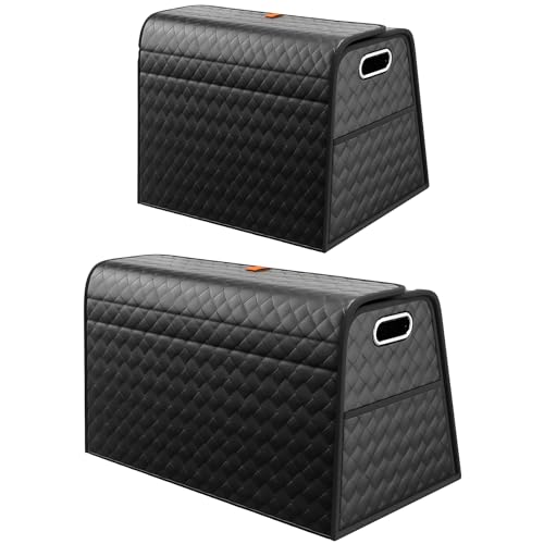 Aiuwo Organizador plegable de cuero para maletero, SUV, cami