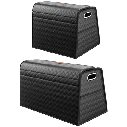 Aiuwo Organizador plegable de cuero para maletero, SUV, cami