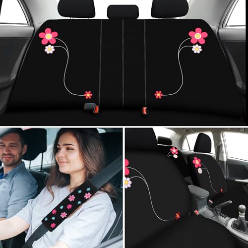BBTO Juego de 19 accesorios bordados para automóvil, incluye