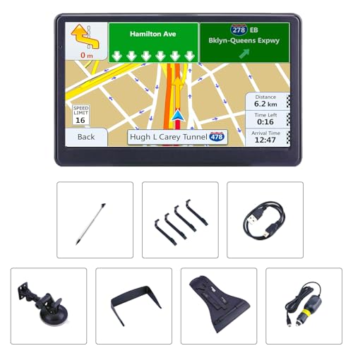 Navegador GPS para automóvil, el último mapa LONGRUF 2025 de