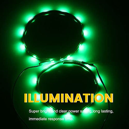 EverBright - Tira de luces LED verdes para automóviles, 10.6