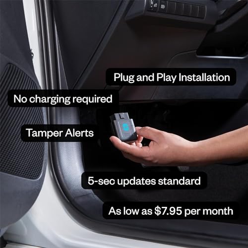 Spytec - Rastreador de automóvil GPS enchufable con 3 meses