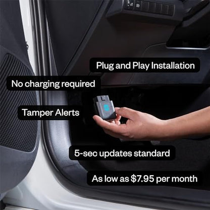 Spytec - Rastreador de automóvil GPS enchufable con 3 meses