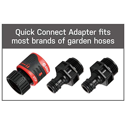 Eden 94125 Mini aspersor oscilante turbo ajustable de 4 vías