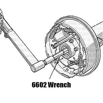 Llave de precarga de rodamiento diferencial 6602 compatible