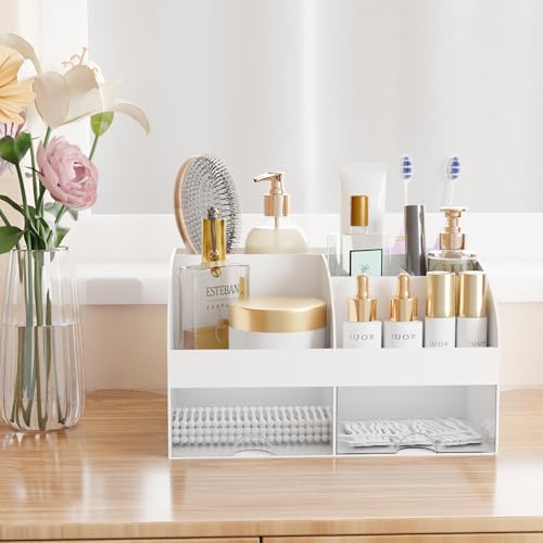 Organizador de maquillaje con cajones, almacenamiento de cos