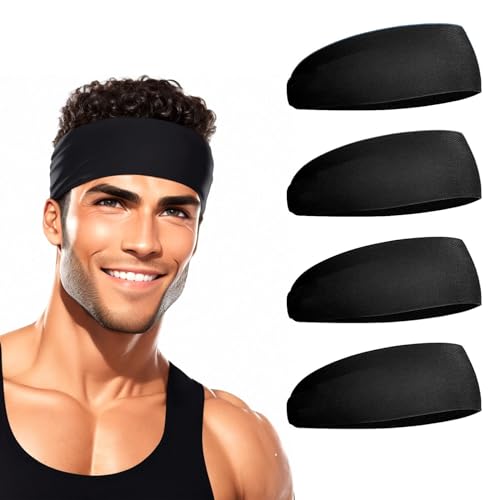 ZENSOUL Diademas deportivas (paquete de 4) – Diademas que ab