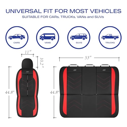 Skechers Fundas de asiento de automóvil, fundas de asiento d