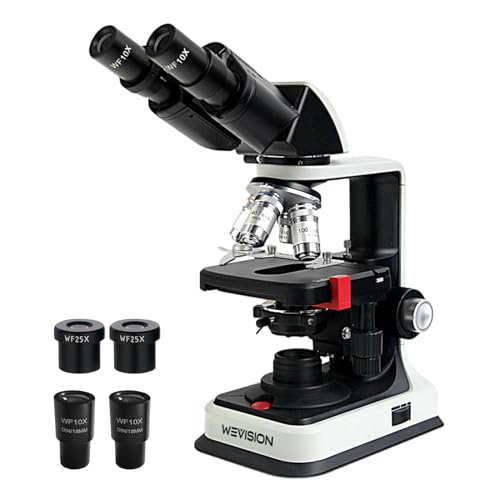 [Fuente de alimentación dual] Microscopio binocular compuest