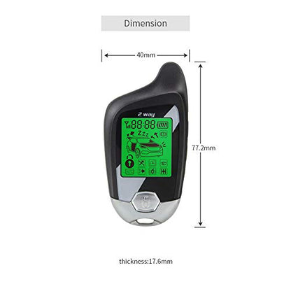 EASYGUARD Sistema de alarma del coche de la manera EC203 2 c
