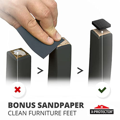 X-PROTECTOR - Almohadillas de fieltro para muebles, 235 piez