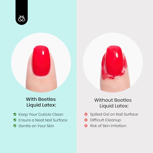 Beetles - Látex líquido para uñas, 1.06 onzas líquidas, prot