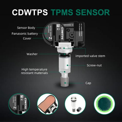 CDWTPS Sensor TPMS, sensor de sistema de monitor de presión