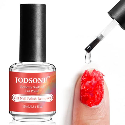 JODSONE Removedor de esmalte de uñas de gel de 0.5 onzas líq