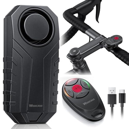 WSDCAM Alarma de bicicleta mejorada con control remoto – Ala