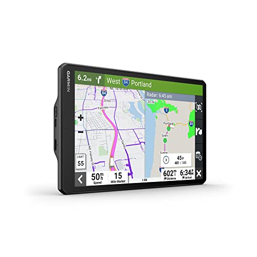 Garmin dēzl™ OTR1010, navegador GPS para camiones extra gran