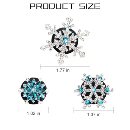 Clip de ventilación de automóvil con diamantes de imitación,