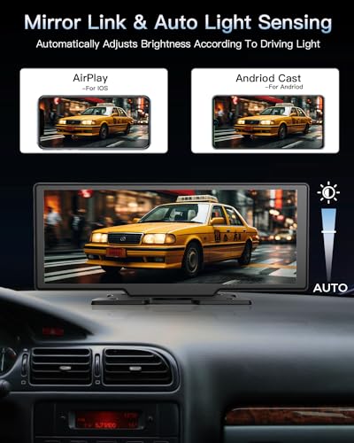 Pantalla táctil inalámbrica portátil CarPlay para coche: App